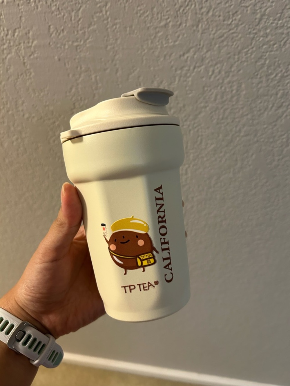 TP TEA boba exclusive tumbler with wrist strap NWT